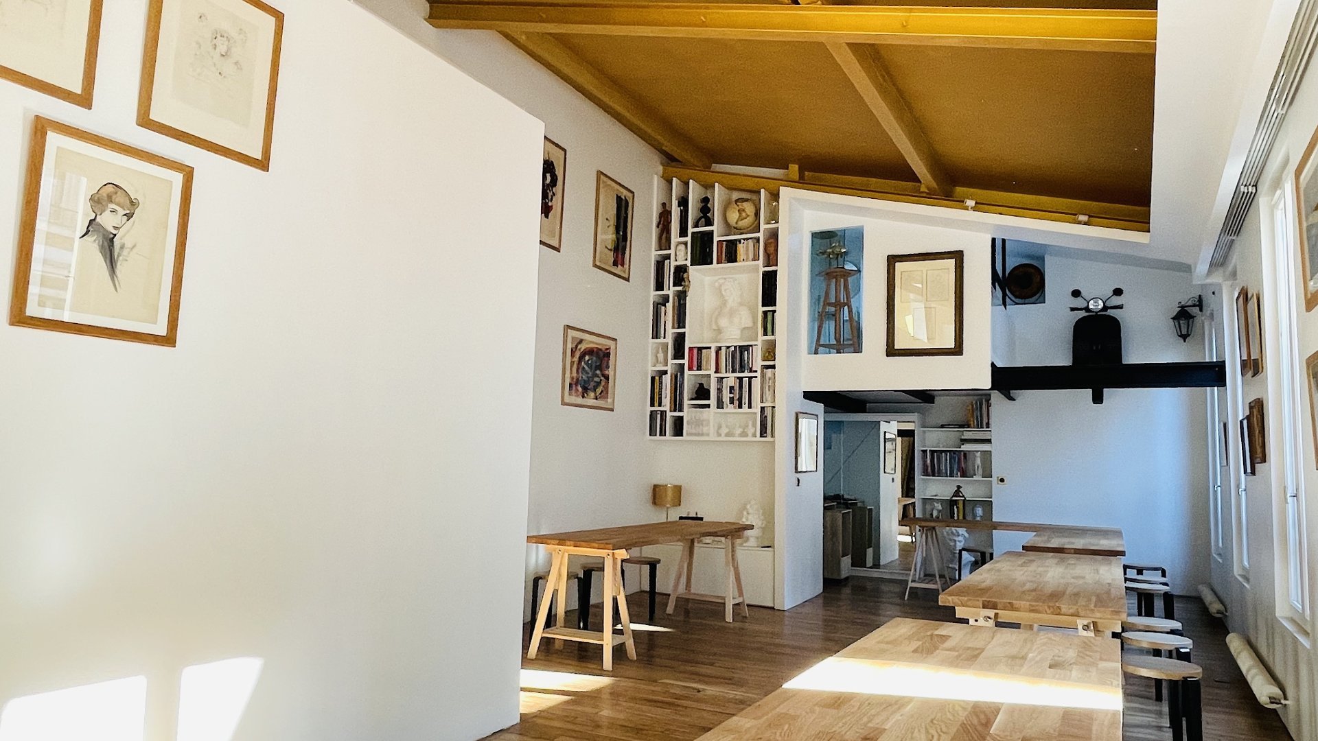 Atelier feuille d'or